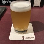 GAMBRINUS ROPPONGI - R1.5　1杯目：南信州ビール・アップルホップつがる