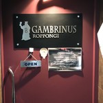 GAMBRINUS ROPPONGI - R1.5　店舗前