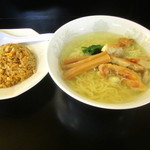 园々 - 鶏そばチャーハンセット