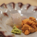 うを徳 - "刺躬（さしみ）"、淡路（あはぢ）"星王餘魚（ほしがれひ）"縁側（えんがは）