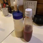 とん太 - ドレッシングとケチャップ