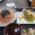 新君津ベルグリーンカントリー倶楽部 - 桜蕎麦と天ぷらセット