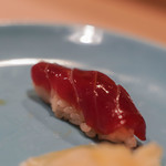 うを徳 - 紀州那智勝浦（きいなちかつうら）の"鮪（しび）"、醬油漬（しやうゆづけ）