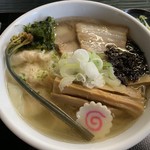 らー麺　Do・Ni・Bo - 煮干ししお海老ワンタン830円わらびサービス