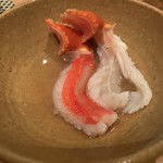 銀座 きた福 - 黄金蟹をレアの茹で加減で