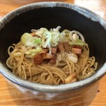 ニボチャチャ!!ラーメン あらき軒 - 追加料金で純粋に麺を楽しむ「和え玉」が有る日も