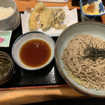 おぎ野 - そば御膳。ざる蕎麦大盛り