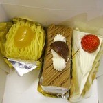 松月堂本店 - 購入ケーキ