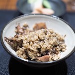 傳 - ホタルイカの炊き込みご飯