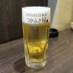 つかふき屋 - 生ビール