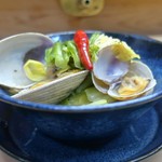 家庭料理 小川 - あさり新キャベツの中華むし