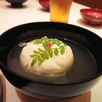 北新地 湯木 新店 - 蛤しんじょう