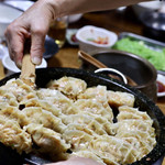 釜山 - 鉄板餃子