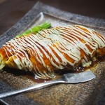 Hidentebasakikaraagetohonkakukushiyakisemmonten toritei - 鶏そぼろのとん平焼き