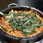 釜山 - 海苔を乗せて完成