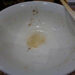 煮干し中華そば 一剣 - 完飲