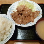 Naeba - 12/2011生姜焼き定食900円