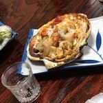 金ちゃん - ホタテ尽くし③ホタテの貝味噌焼き…青森の名物です♪