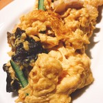 酒肴麺飯 アテニヨル Little China - キクラゲと卵の炒め物♪