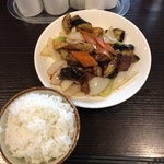 中華料理 祥龍房 - ナス肉味噌炒め定食