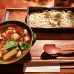 草庵 - 鴨せいろ　1800円