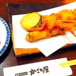 かごの屋 - 串カツ盛り合わせ