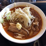 極味噌本舗 - 辛味噌ラーメン激辛