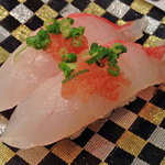 磯のがってん寿司 - 金目鯛　525円。<2011_12>