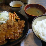 ハイライト食堂 - チキンカツ定食４９０円