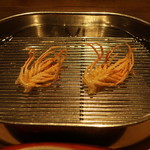 てんぷら 深町 - 海老の頭