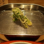 てんぷら 深町 - 山菜(コシアブラ)