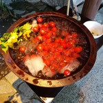 花仙庵 仙仁温泉 岩の湯 - トマト