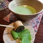 花仙庵 仙仁温泉 岩の湯 - 抹茶