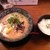 うどん処　麦一 - 料理写真:博多らーめん+ライス