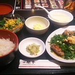 蘭亭 - 蘭亭特製酢豚定食1100円