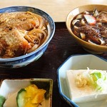 稲の家 - カツ丼セット（ミニきしめん）
