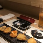 お出汁で食べる串かつと釜めしの専門店 ぎん庵 - 