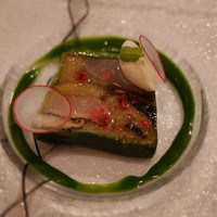 レザンファン ギャテ - カツオと焼きネギの小さなテリーヌ