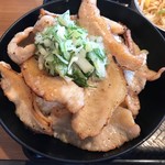 カルビ丼とスン豆腐専門店 韓丼 - ネギ塩豚トロ丼