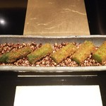 野嵯和 - ●グリーンアスパラ、麦