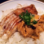 野嵯和 - ●舞茸ご飯、ノドグロ、坂手のウニ