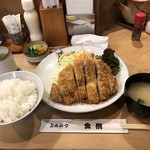 とんかつ生駒 - 上ろーすかつ定食