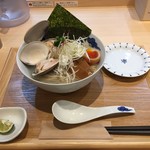 麺屋 猪一 - 【限定】九十九里蛤 冷やし貝出汁そば 1,500円