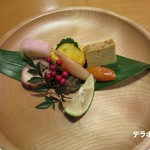 由布院 玉の湯 - 旬の山菜等の盛り合わせ