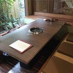 焼肉 きざくら - 通されたテーブル席