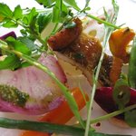 プレ・ヴェール - 「穴子のスモークと冬根菜の取り合わせ」をアップ