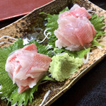 鈴女 - 金目鯛刺身と魚と大根のあら煮定食