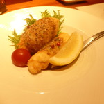 島之内 一陽 - 鯛白子のフライ