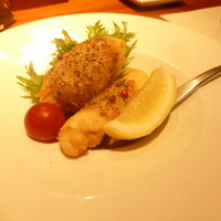 島之内 一陽 - 鯛白子のフライ