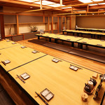 泳ぎカワハギと冠地どり 五十六屋 - 【お座敷個室〈大〉-宴会場-】最大50名様までご対応可能